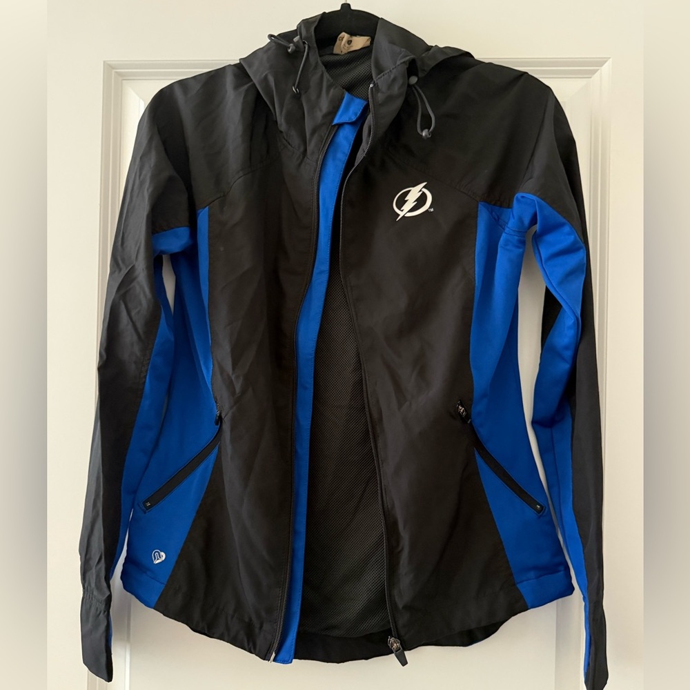 Black and Blue Utility Jacket